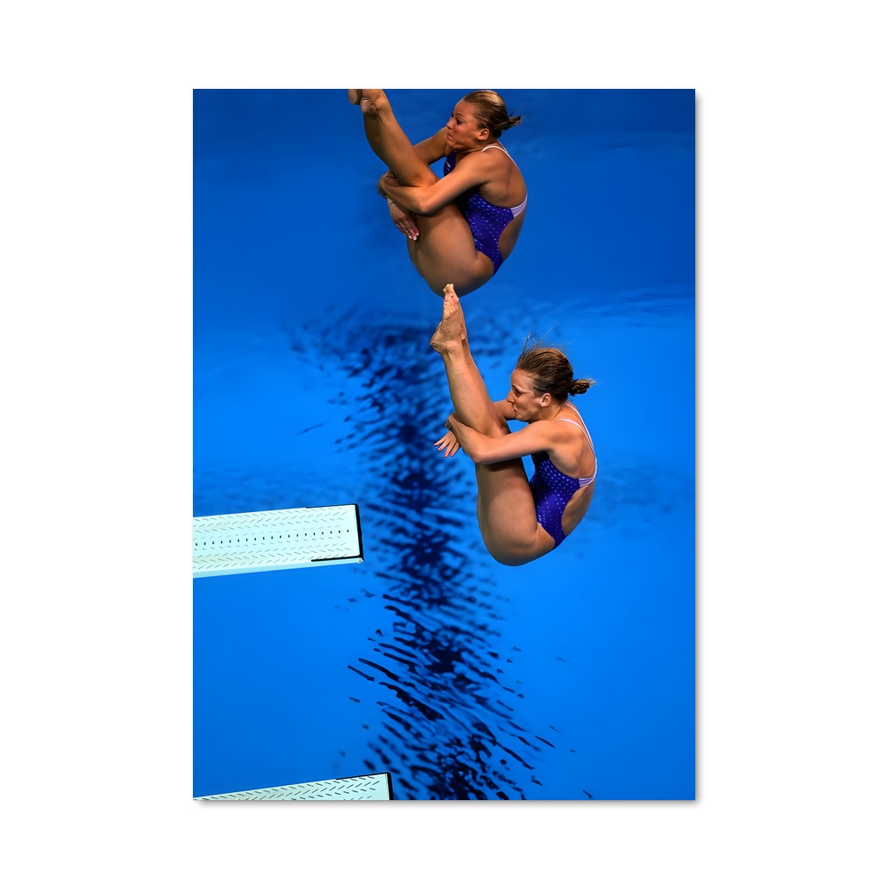 Poster Olympics springboard
